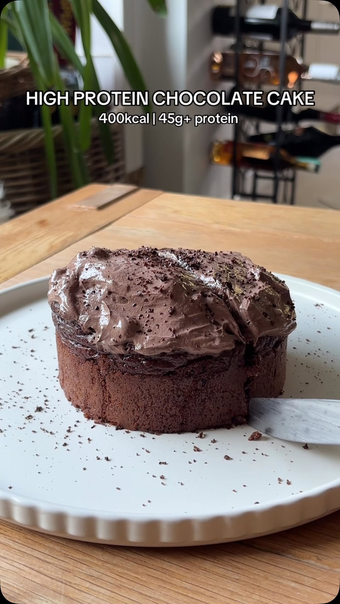 High-Protein Chocolate Cake