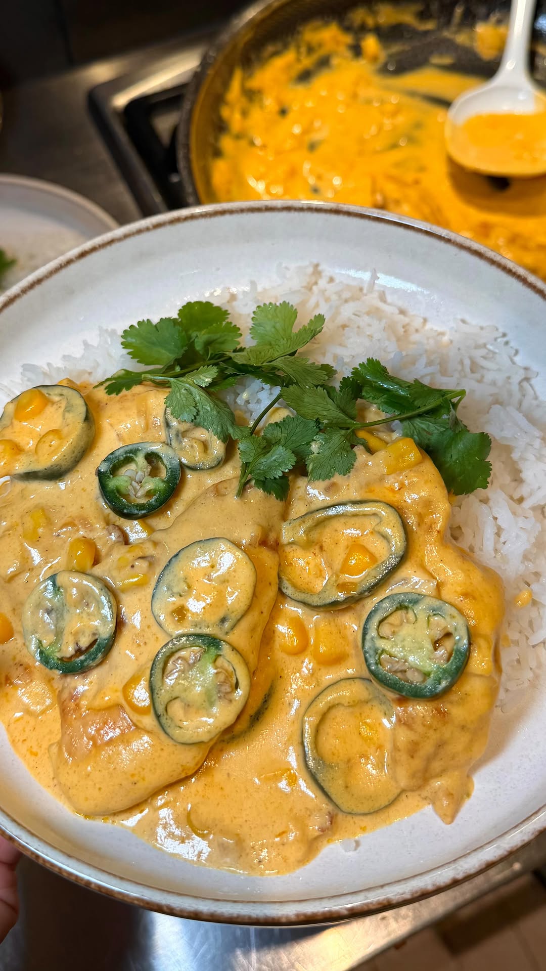 Cheesy Jalapeño Cheddar Chicken with Corn