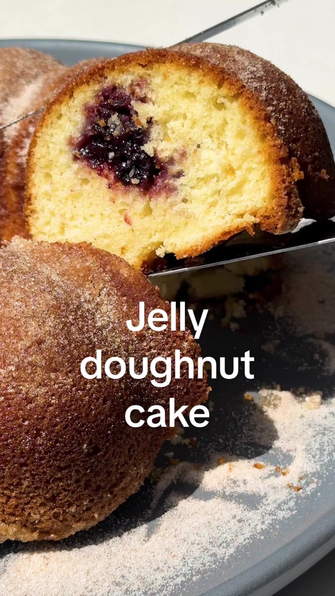 Jelly Doughnut Cake