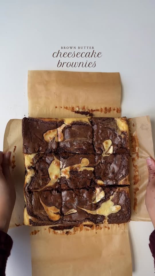 Fudgy Cheesecake Brownies