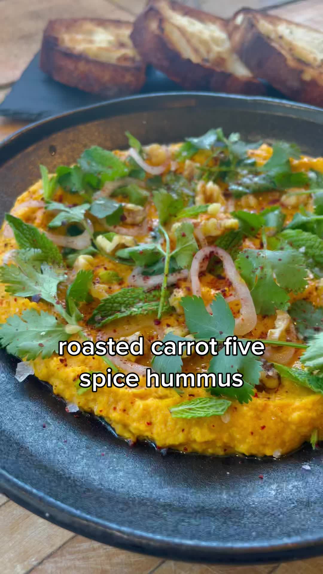 Roasted Carrot Five Spice Hummus
