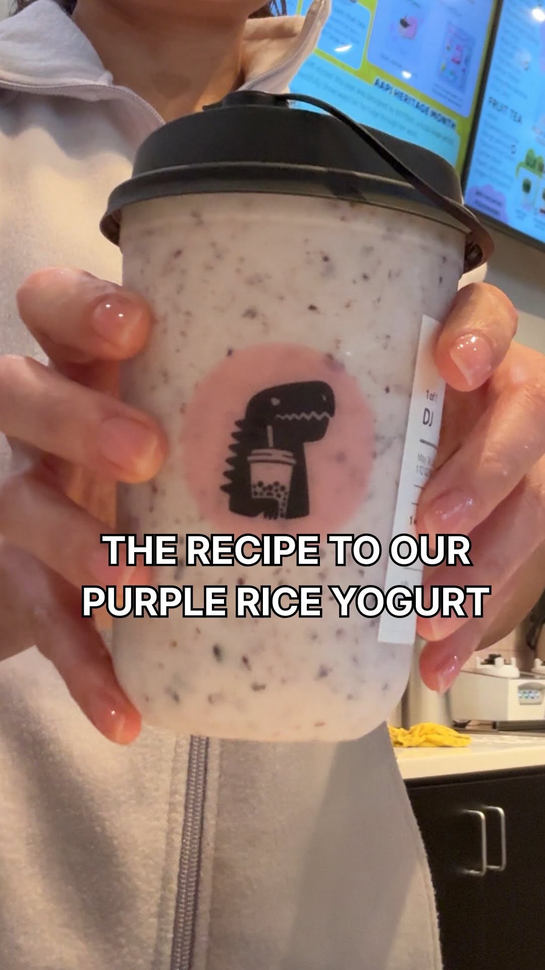 Purple Rice Yogurt Drink