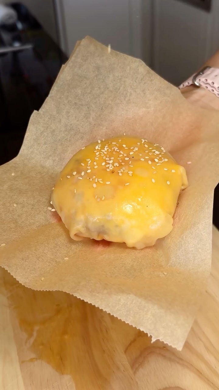 Hamburguesa en Papel de Arroz (Air Fryer)