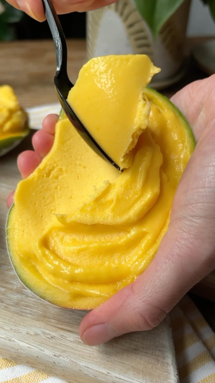 3-Ingredient Mango Sorbet