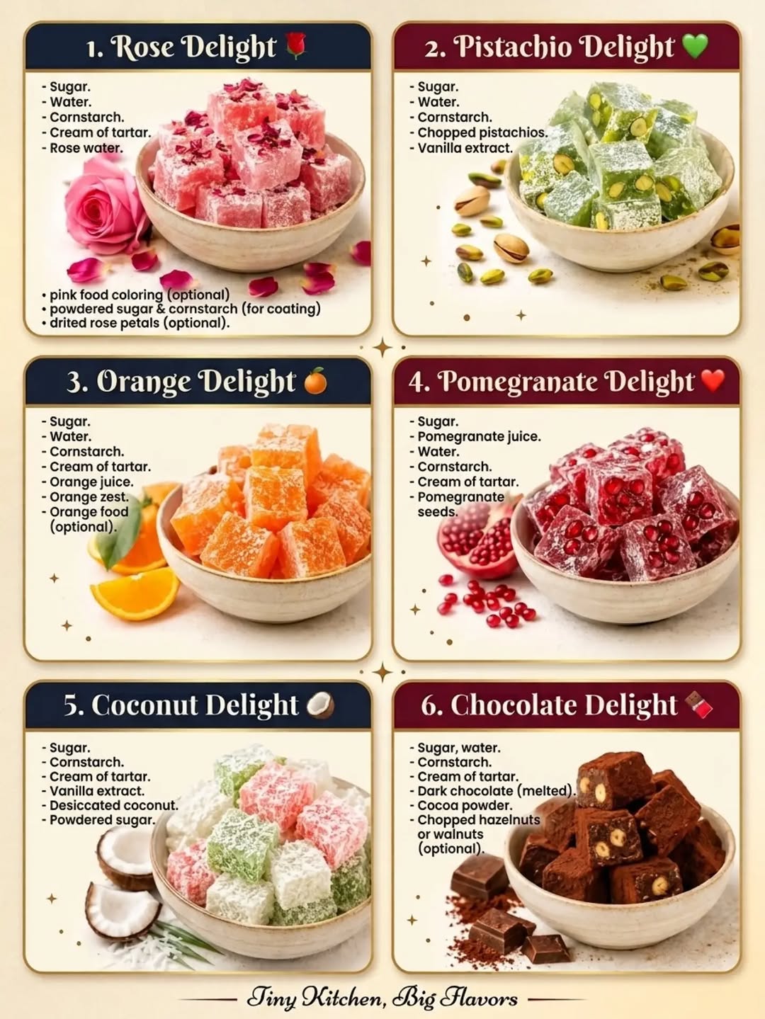 Turkish Delight Recipes (6 Ways)