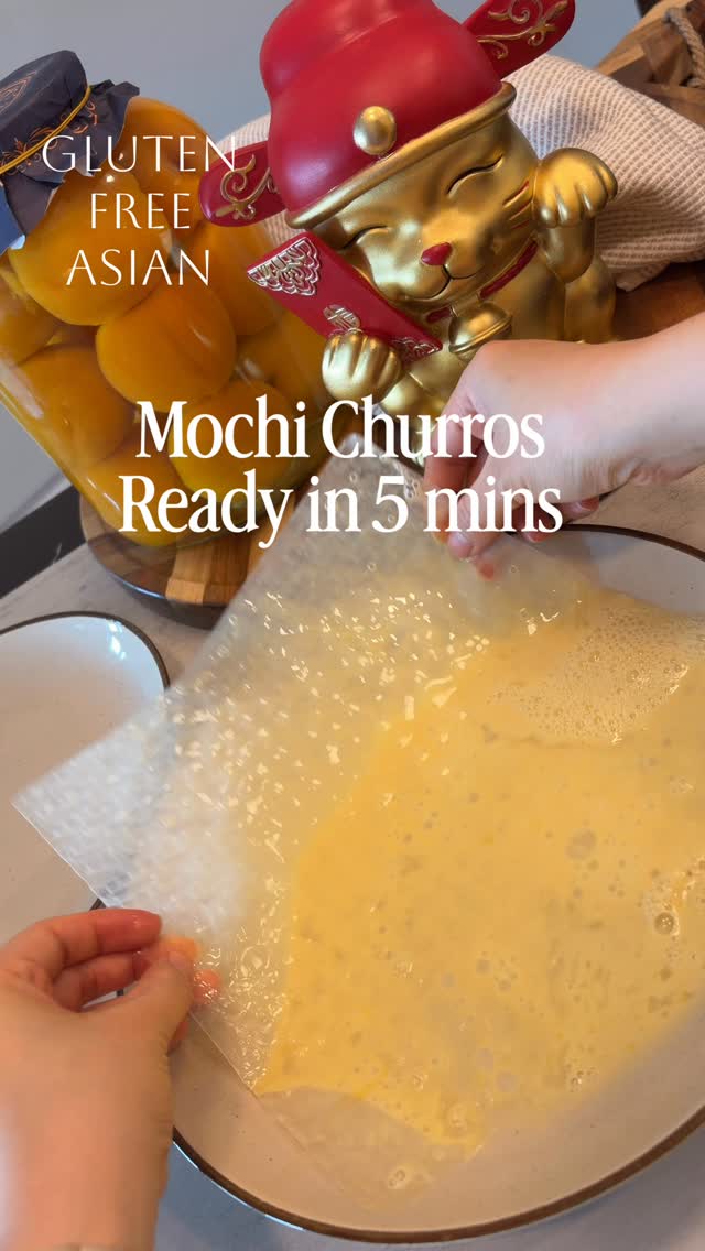 Gluten-Free Mochi Churros (with rice paper)