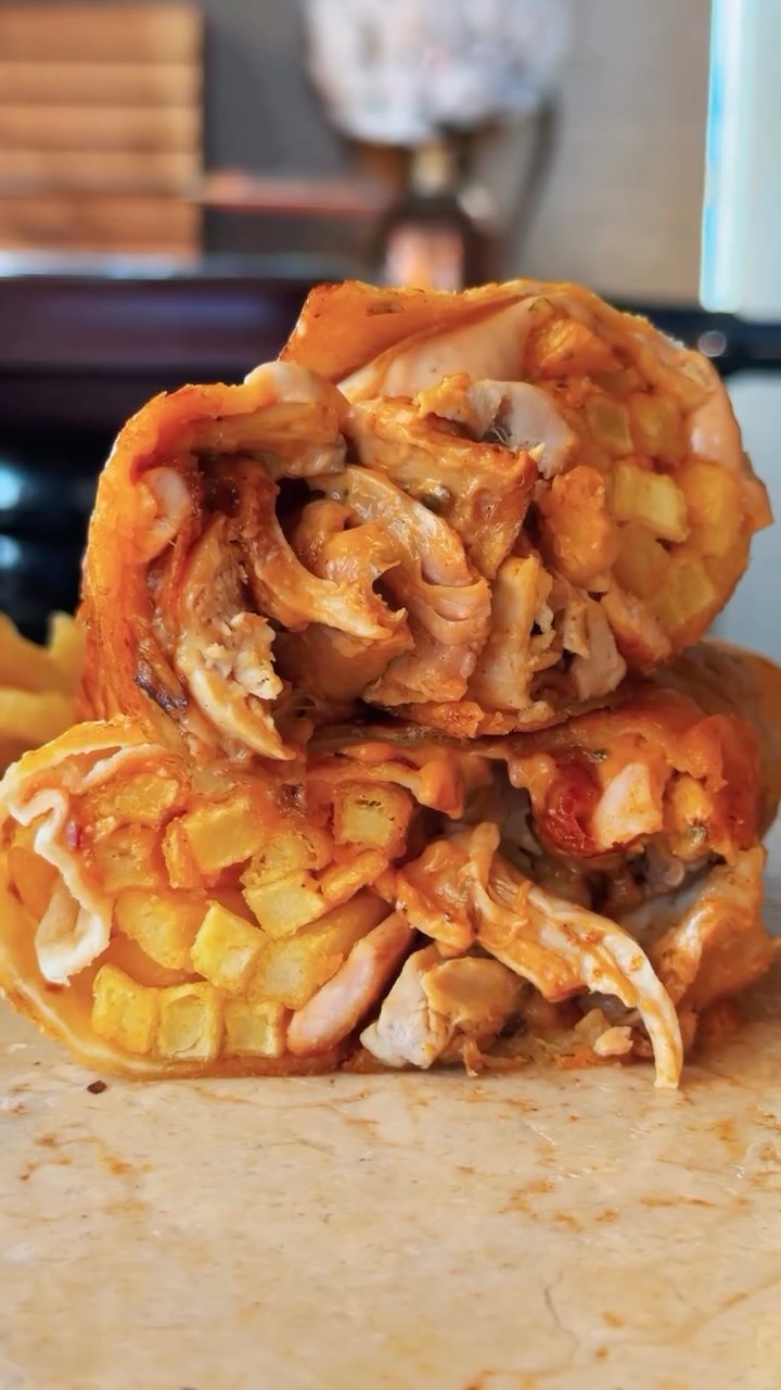 Oven-Grilled Chicken Wraps