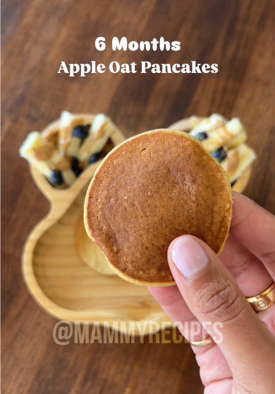 Apple Oat Pancakes for Babies (6 Months+)