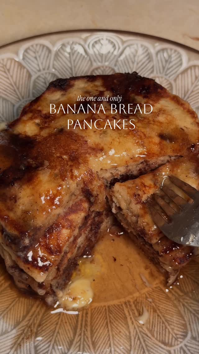 Chocolate Chunk Banana Pancakes