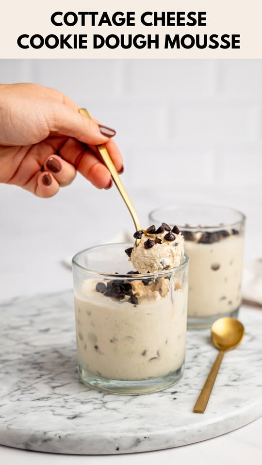 Cottage Cheese Cookie Dough Mousse