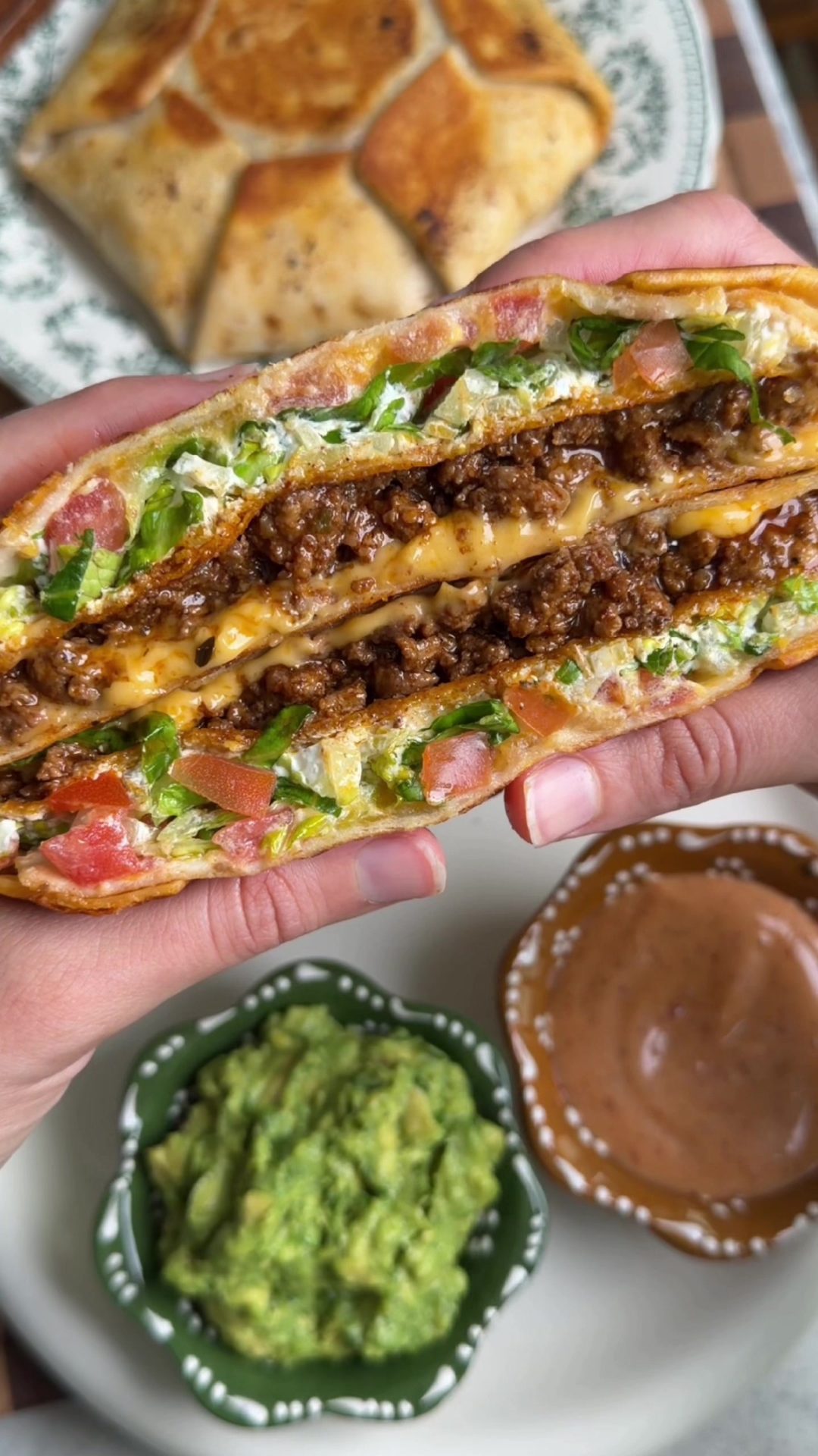 Homemade Taco Bell Crunchwrap Supreme