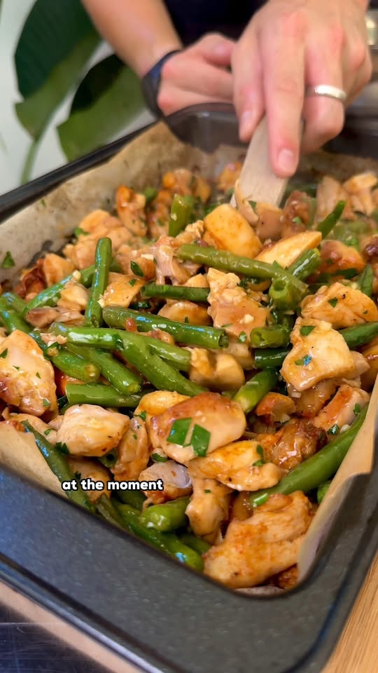 Honey Lemon Chicken with Roasted Sweet Potatoes