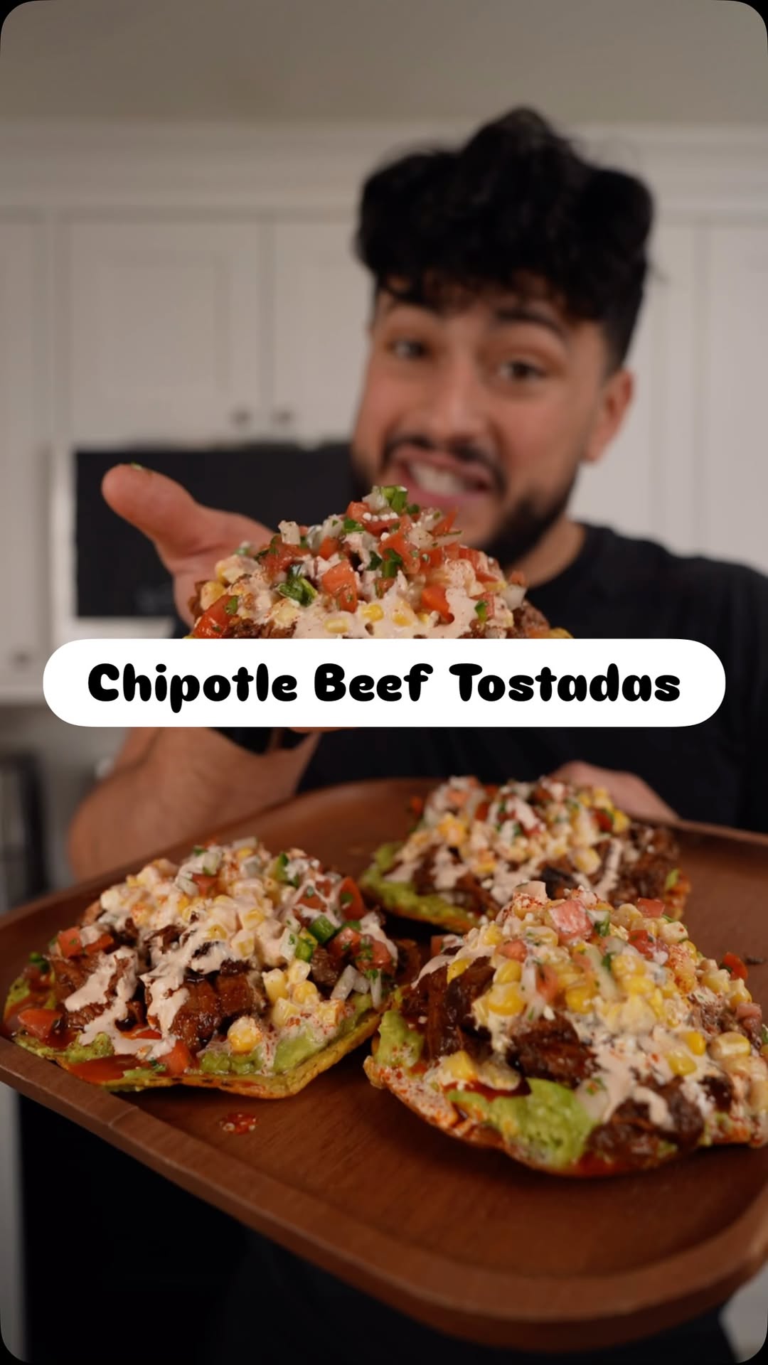 Chipotle Beef Tostadas