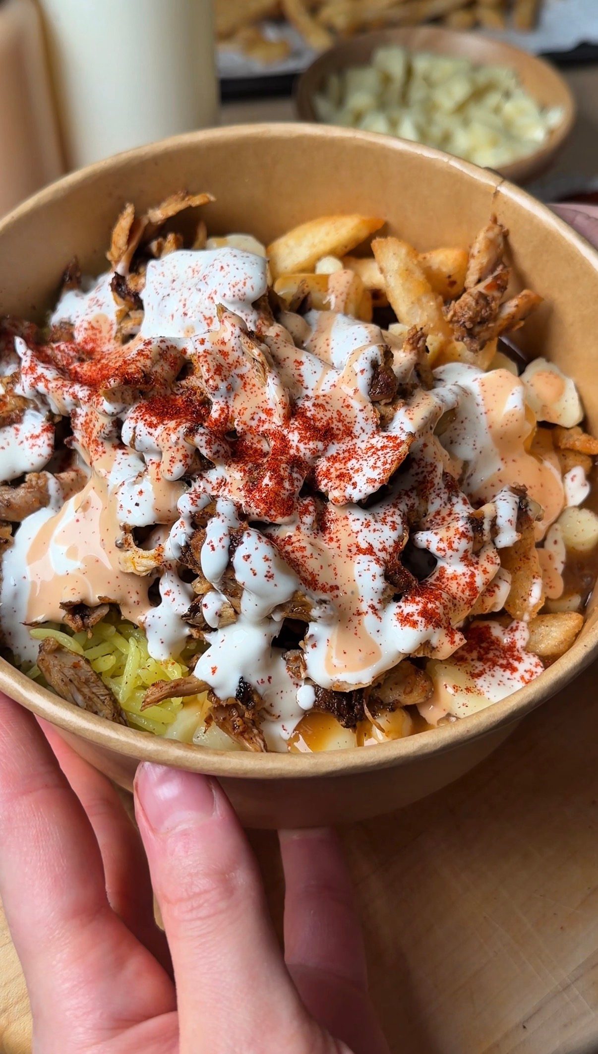 Halal Cart Chicken and Rice (With Shawarma Poutine Option!)