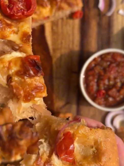 Sourdough Salsa Focaccia
