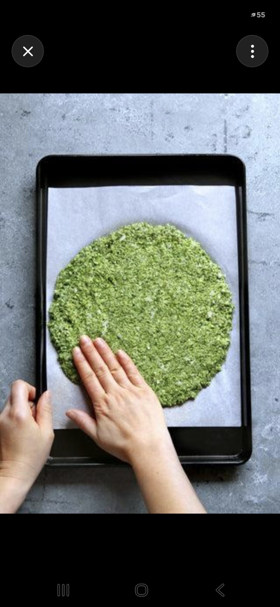 Broccoli Crust Pizza (Flourless)