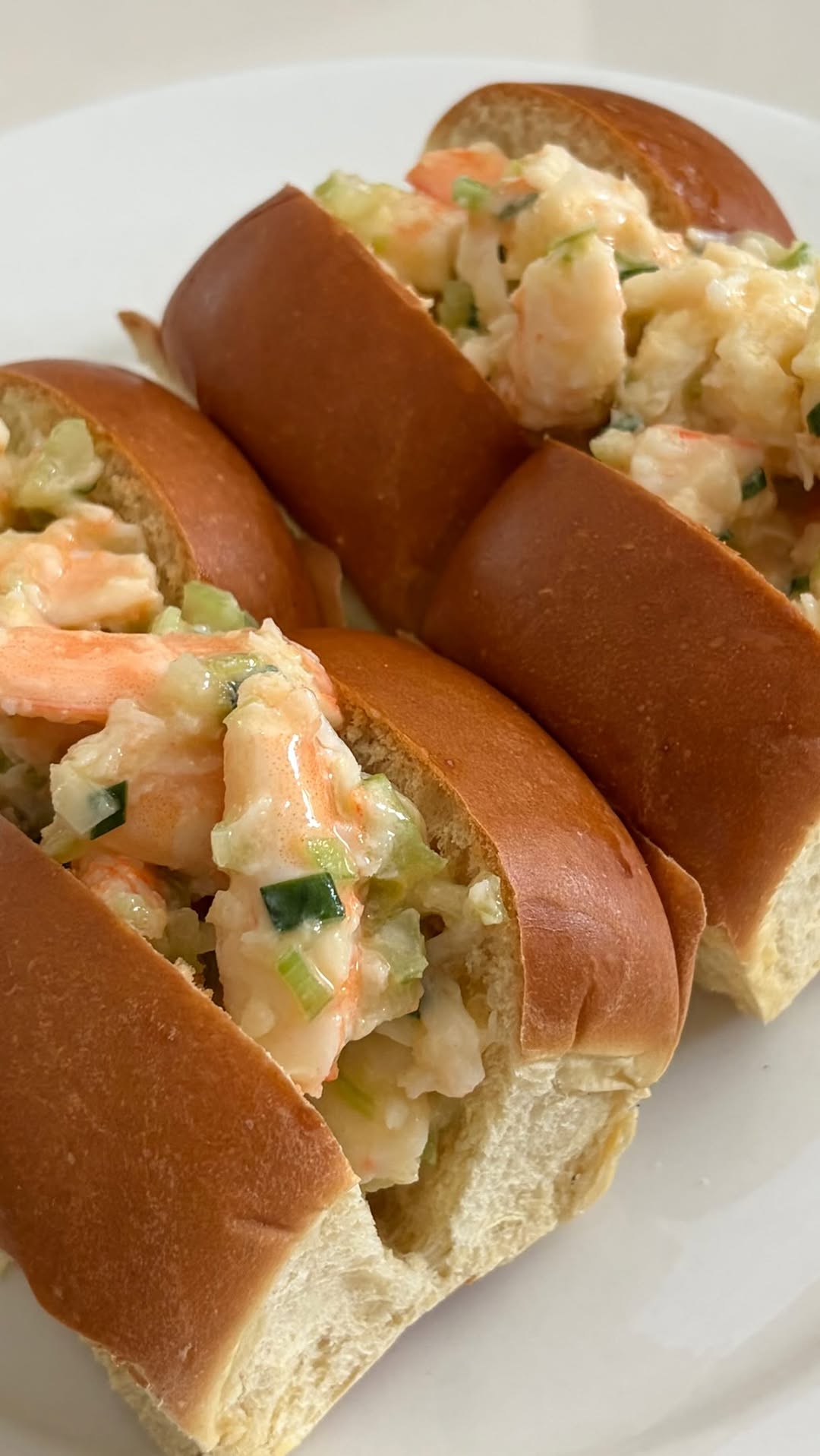 Budget Lobster Rolls (Shrimp Style)