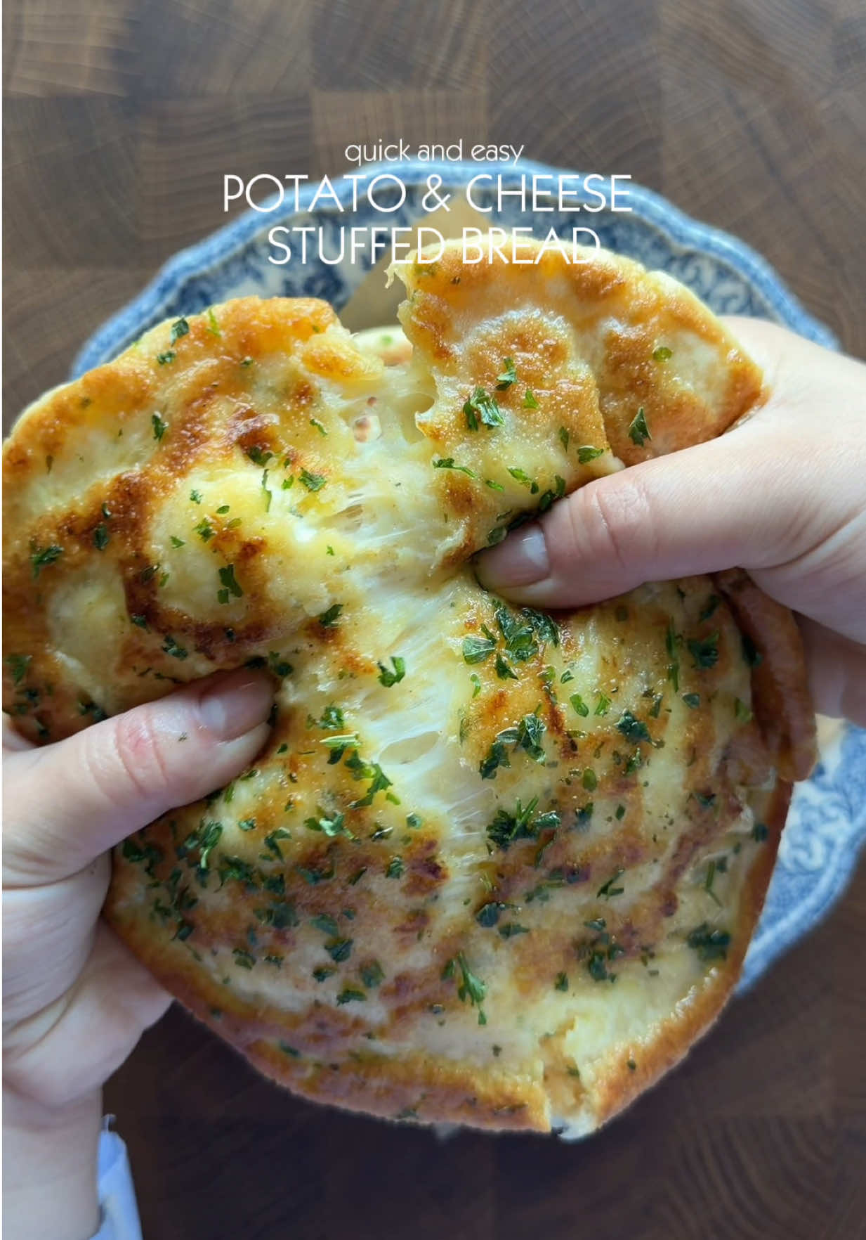 Potato and Cheese Stuffed Bread