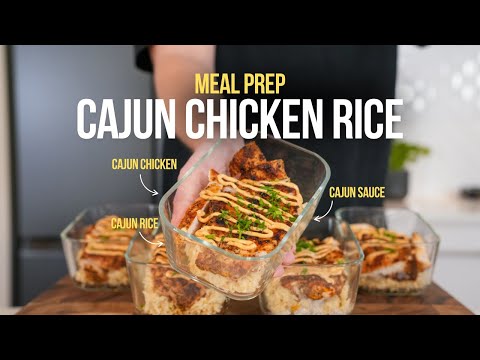 High-Protein Budget-Friendly Cajun Chicken Meal Prep