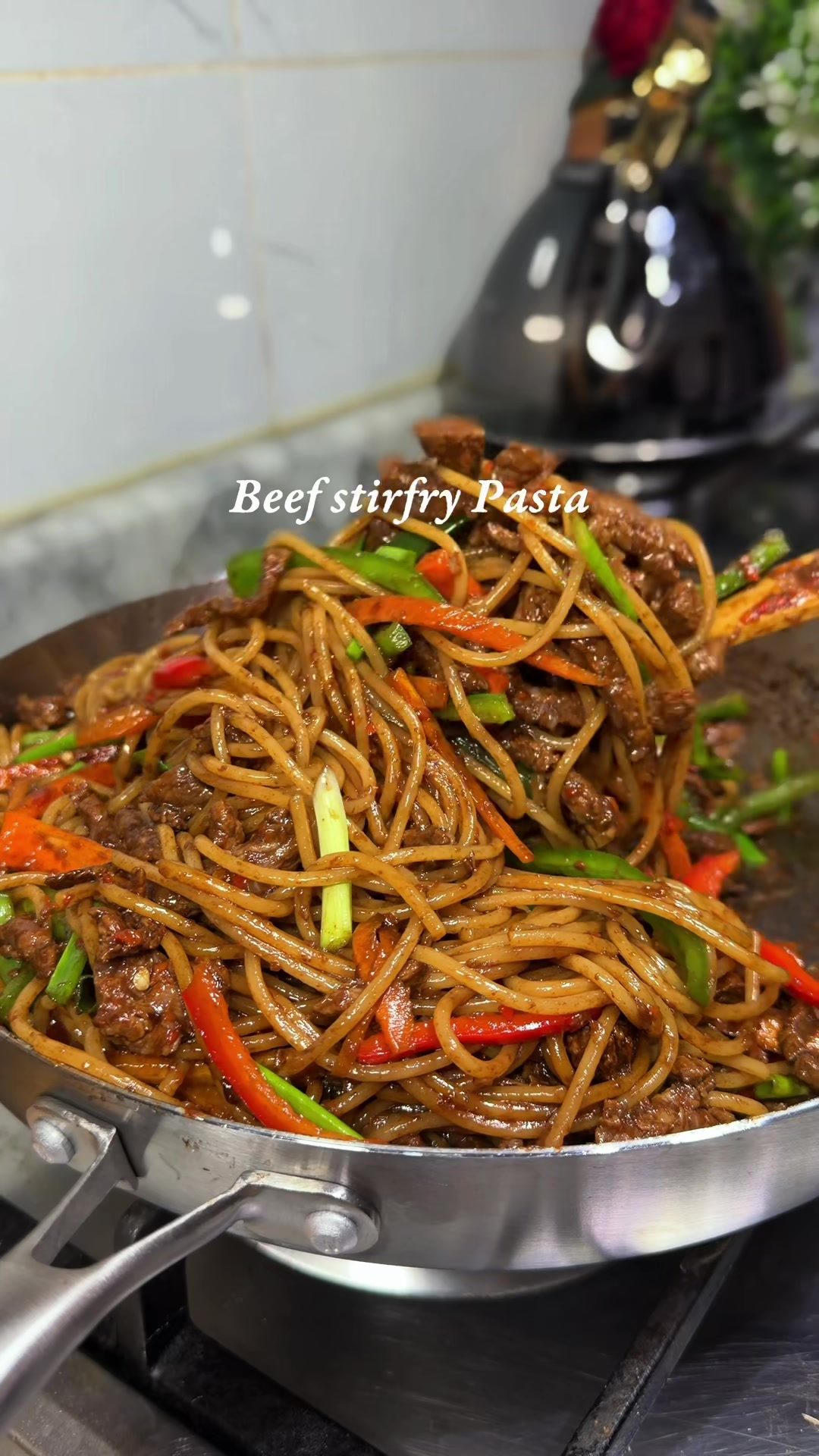 Beef Stir-Fry Pasta