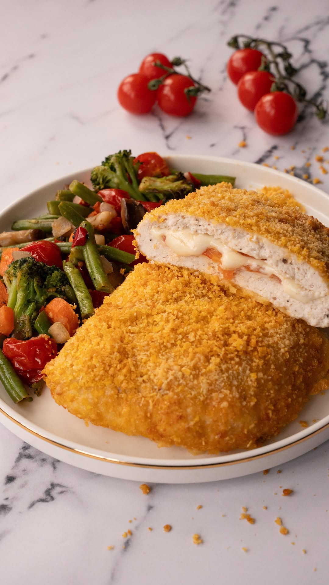 Crispy Flourless Chicken Empanada