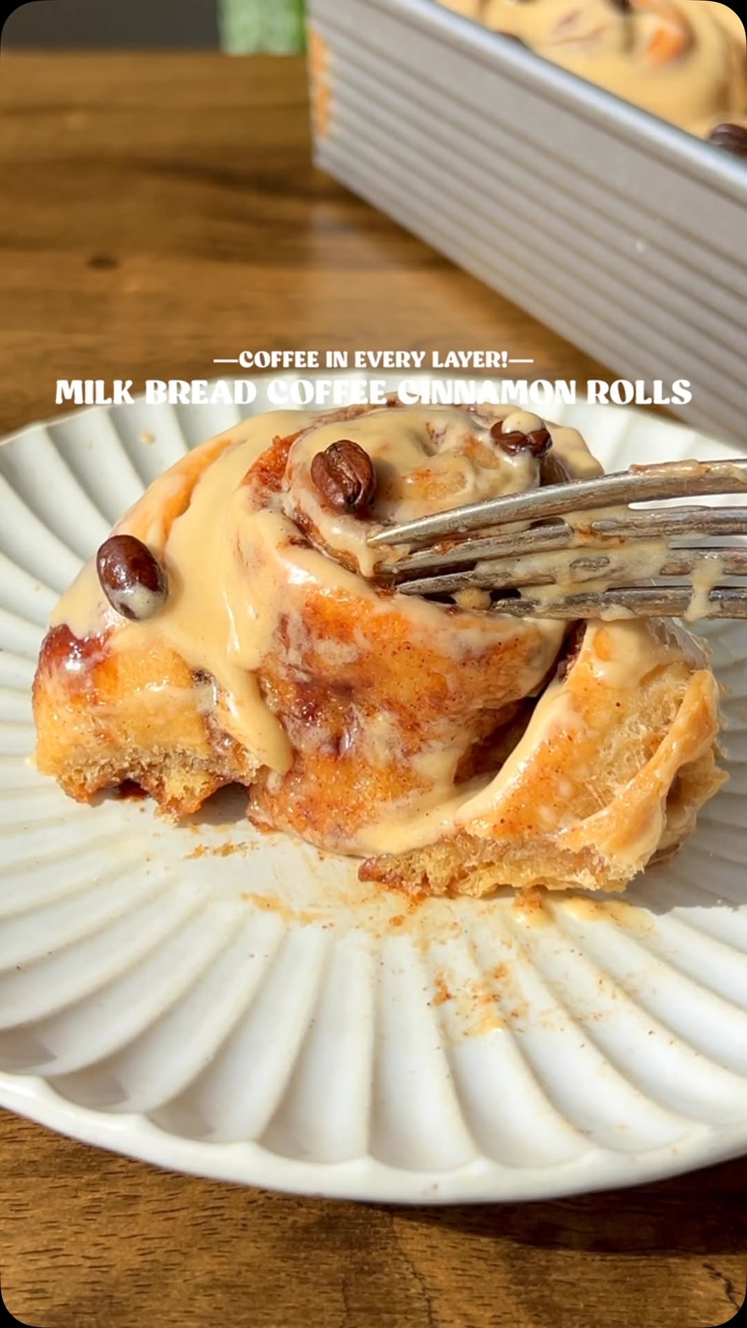 Milk Bread Coffee Cinnamon Rolls
