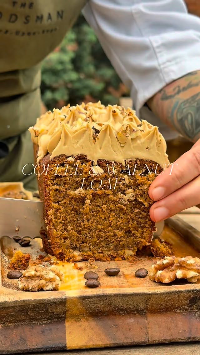 Coffee & Walnut Loaf Cake