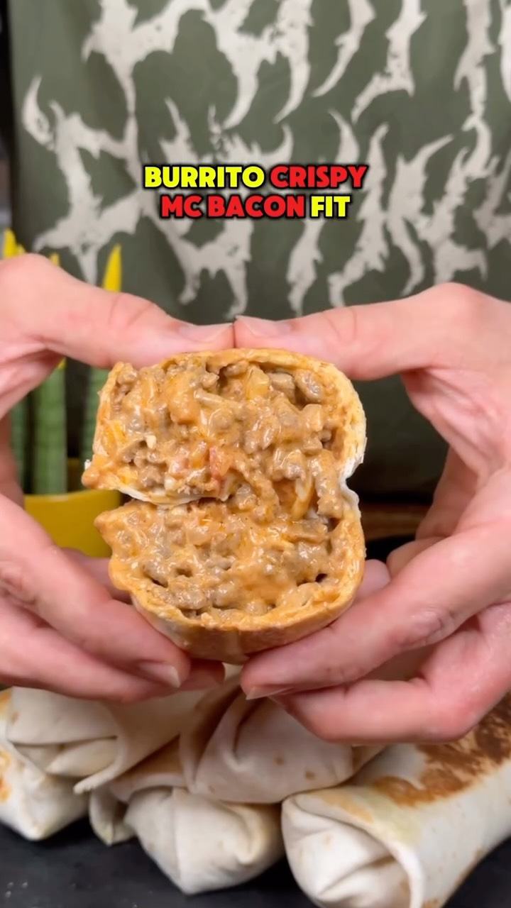 Fit Crispy McBacon Style Burrito