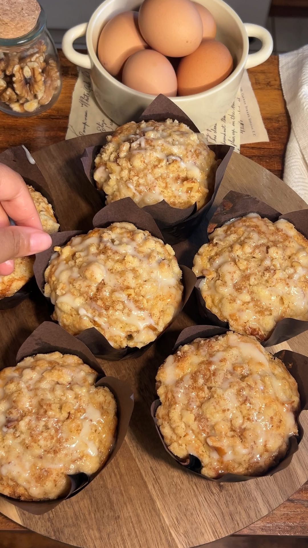 Banana Nut Coffee Cake Muffins