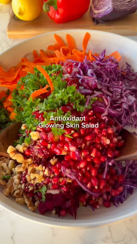 Edible Skincare Antioxidant Salad