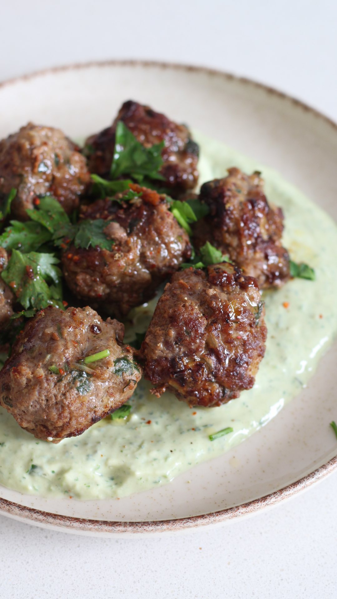 Meatballs in Yogurt Sauce
