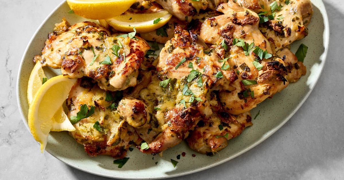 Chicken with Caramelized Garlic Confit