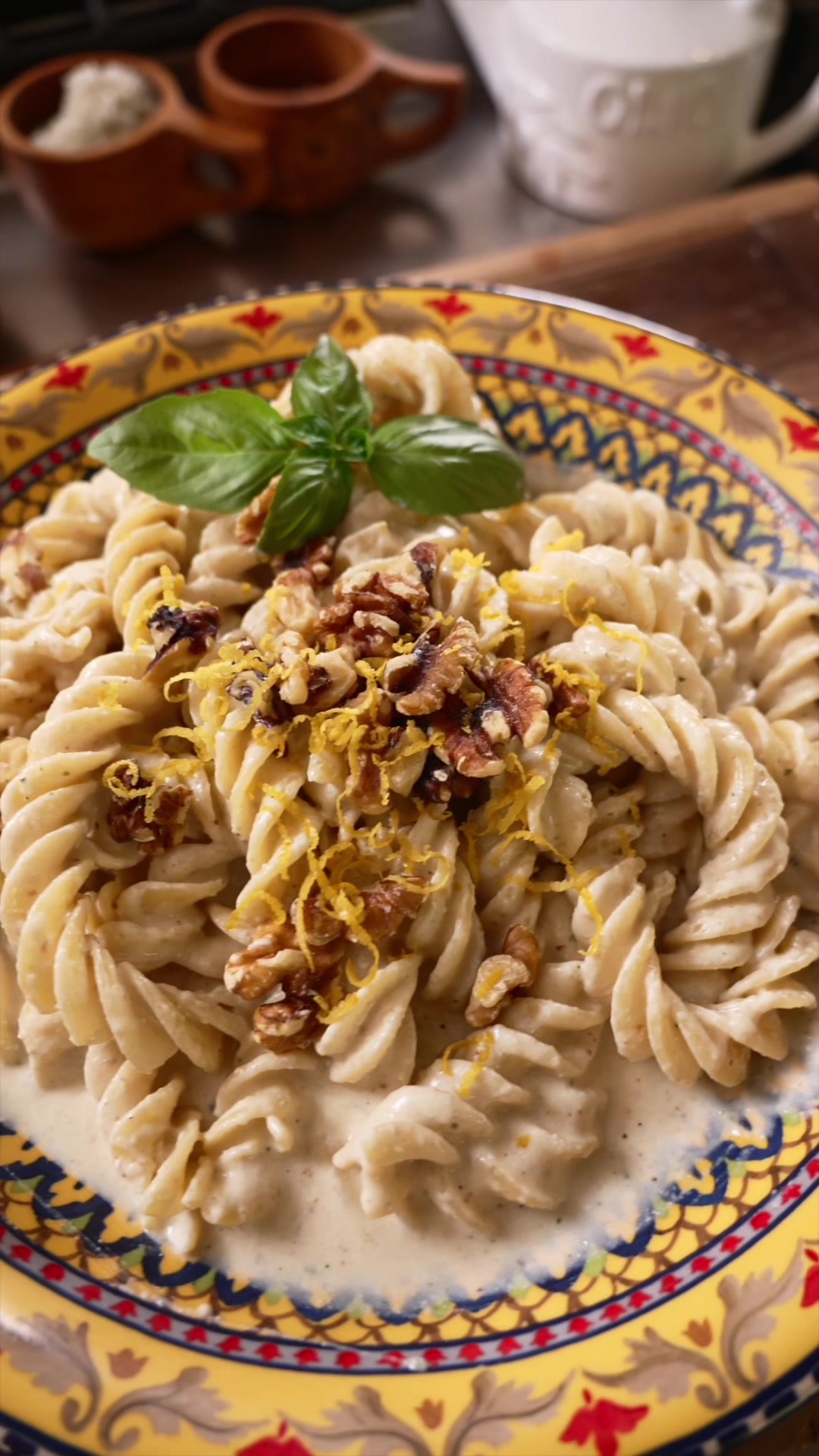 Creamy Ricotta Pesto Pasta