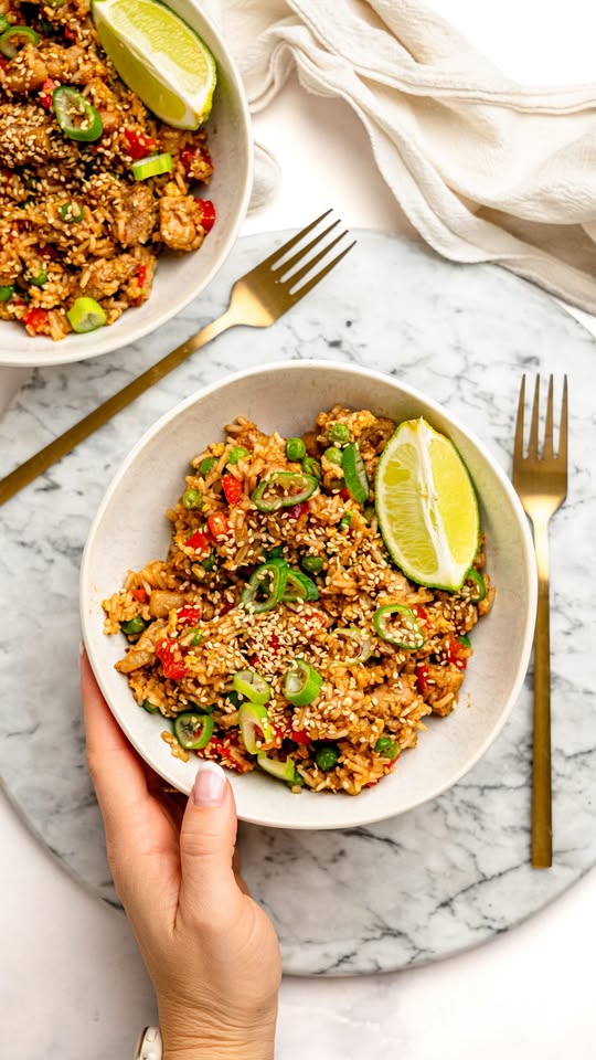 Sweet Chilli Pork Fried Rice