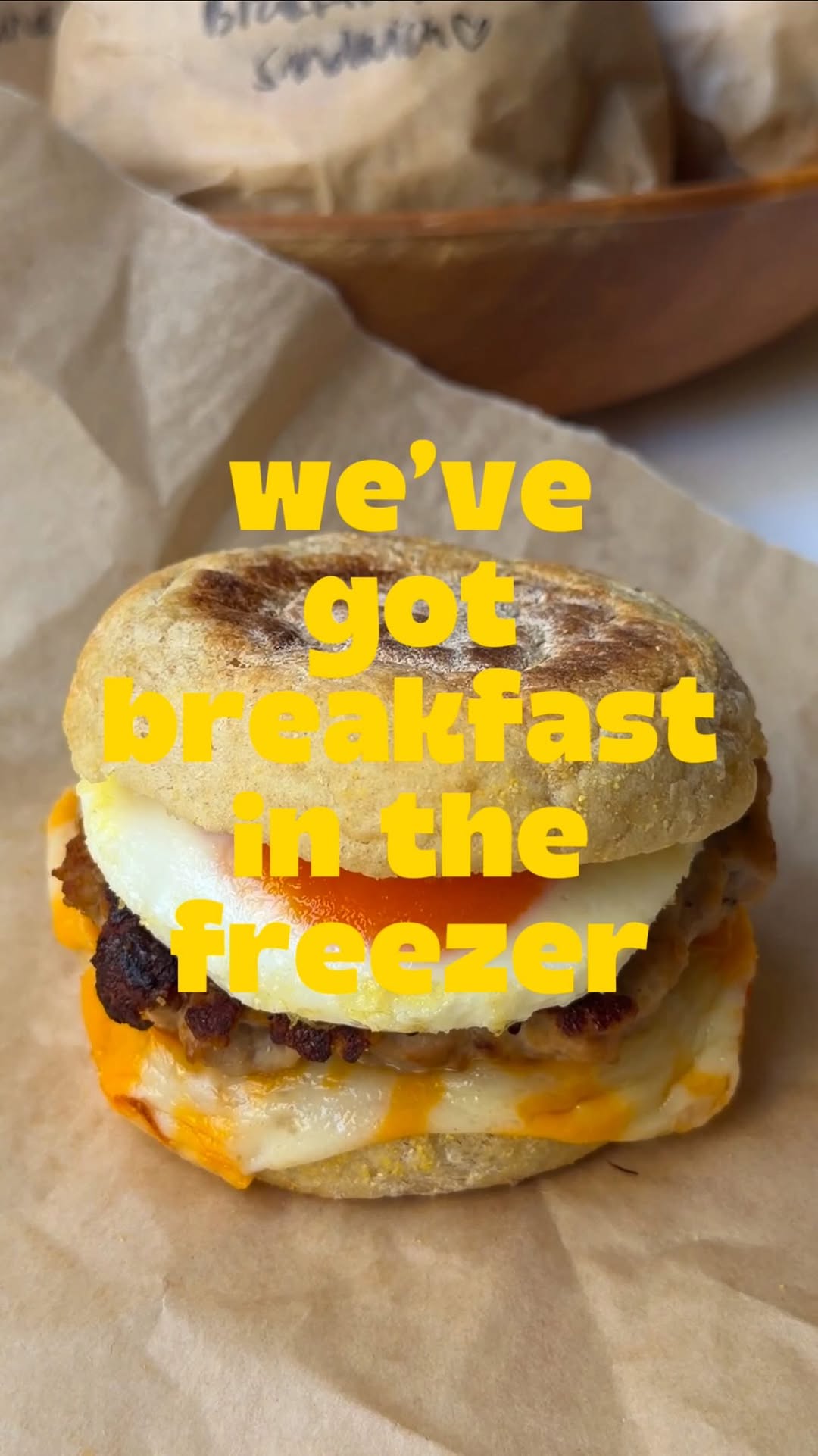 Rosemary Honey Mustard Breakfast Sandwiches