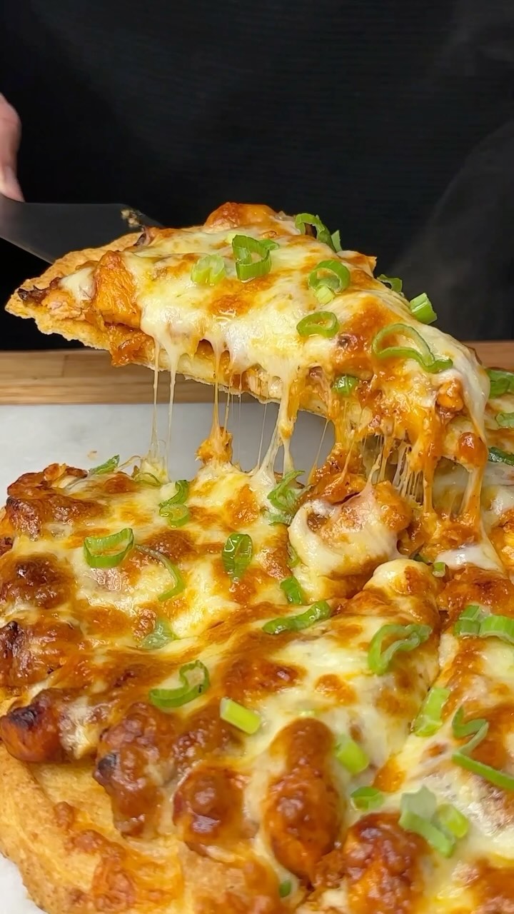 Chicken Rice Pizza
