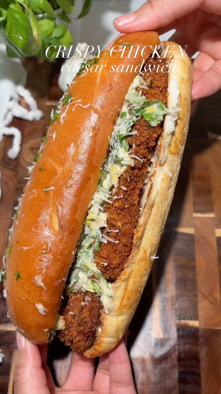 Crispy Chicken Caesar Sandwich