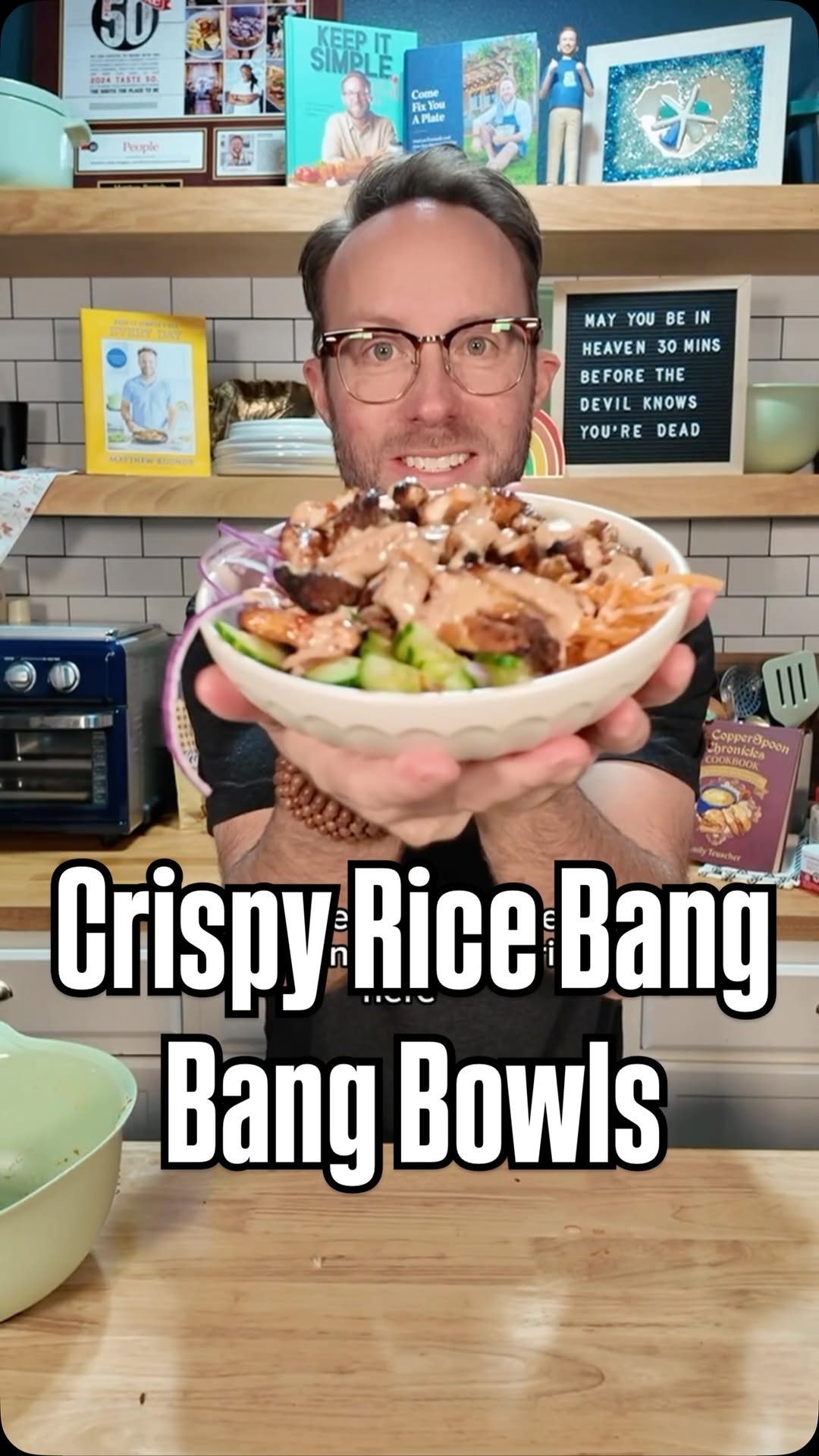 Crispy Rice Bang Bang Bowls