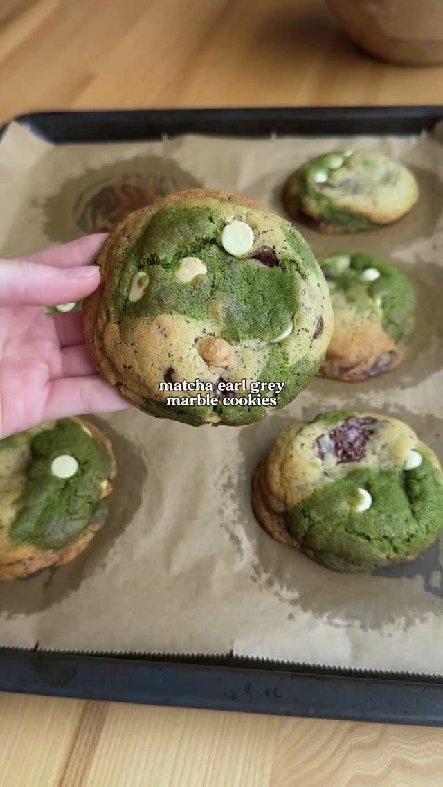 Earl Grey Matcha Cookies