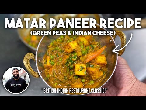 British Indian Restaurant (BIR) Classic Matar Paneer