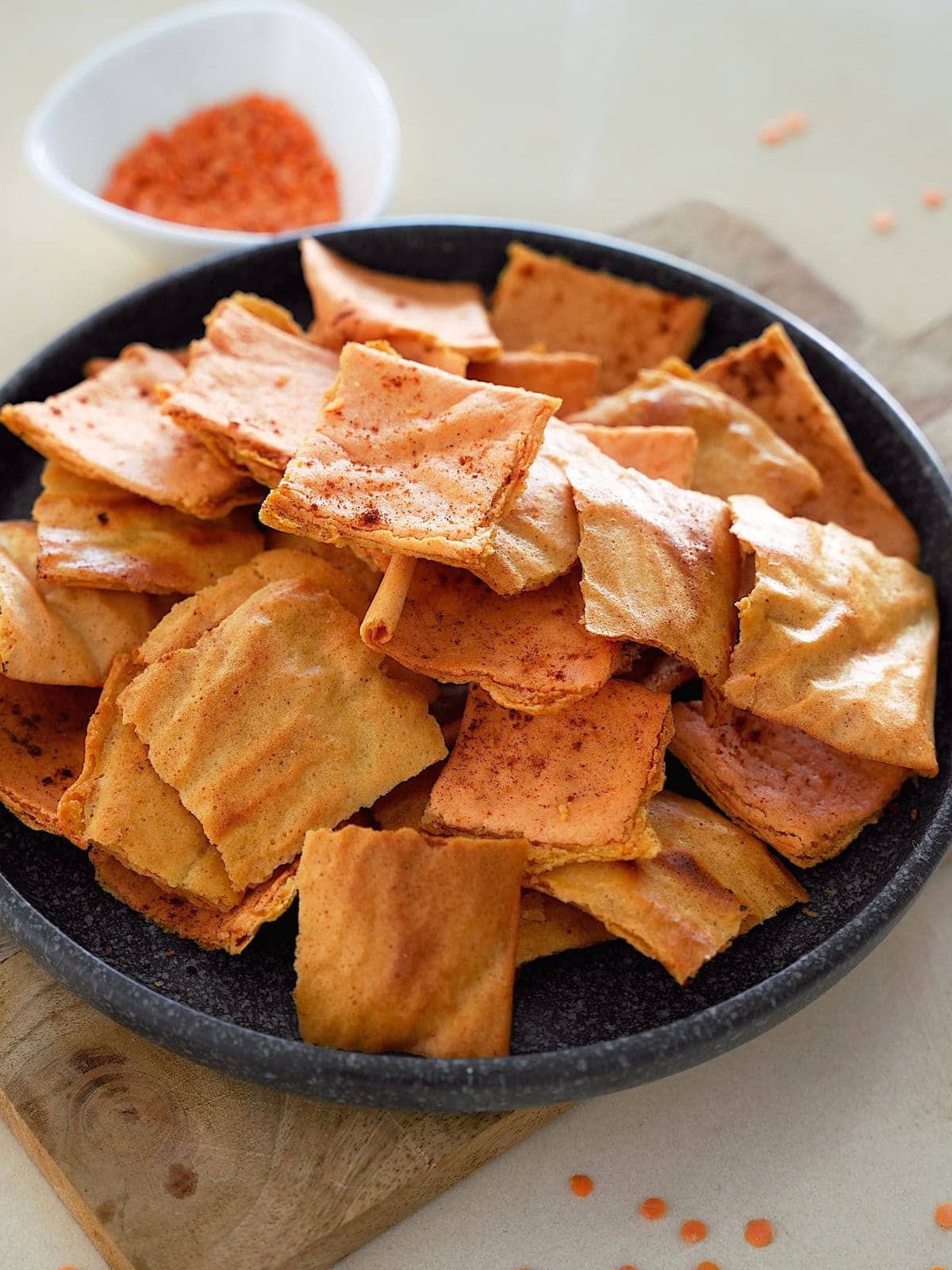 Crispy Lentil Crackers