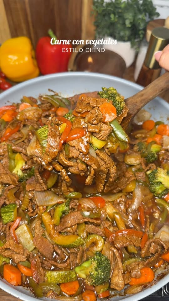 Chinese-Style Beef with Vegetables
