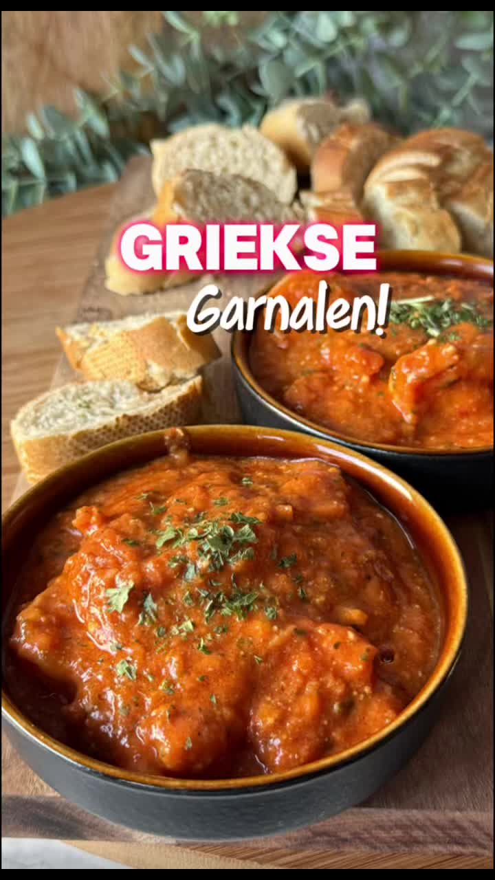 Greek Creamy Garlic Shrimp