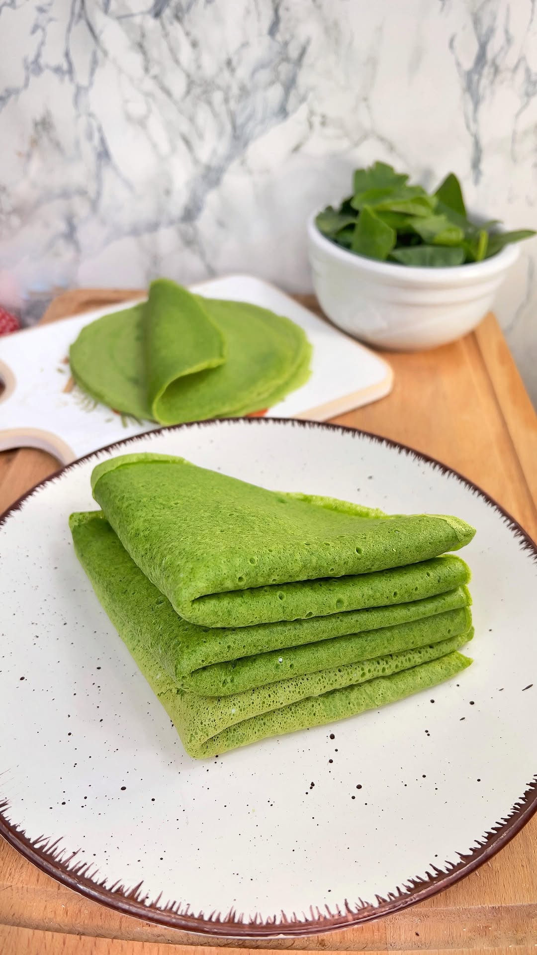 Spinach Crêpe Roll