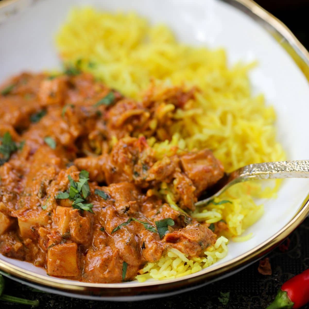 Marry Me Paneer with Turmeric Rice