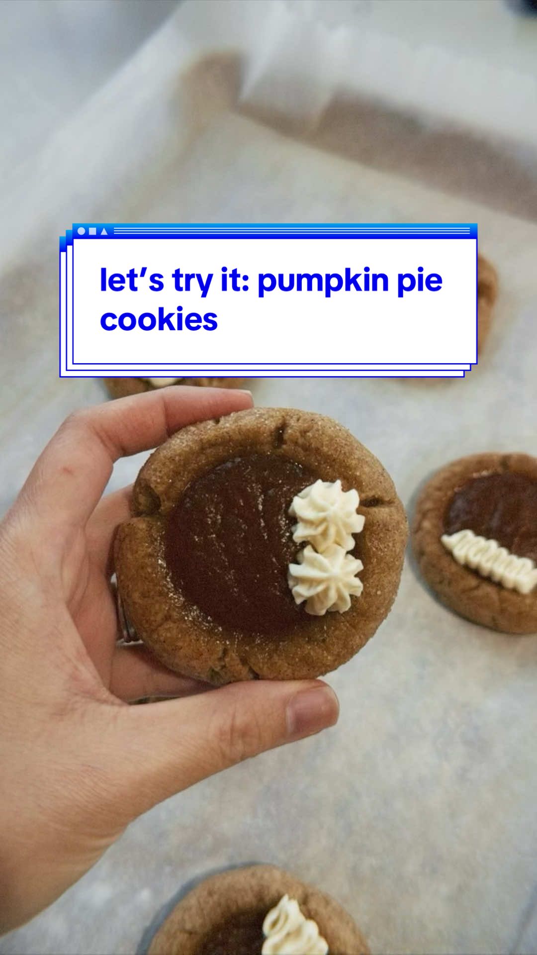 Pumpkin Pie Cookies