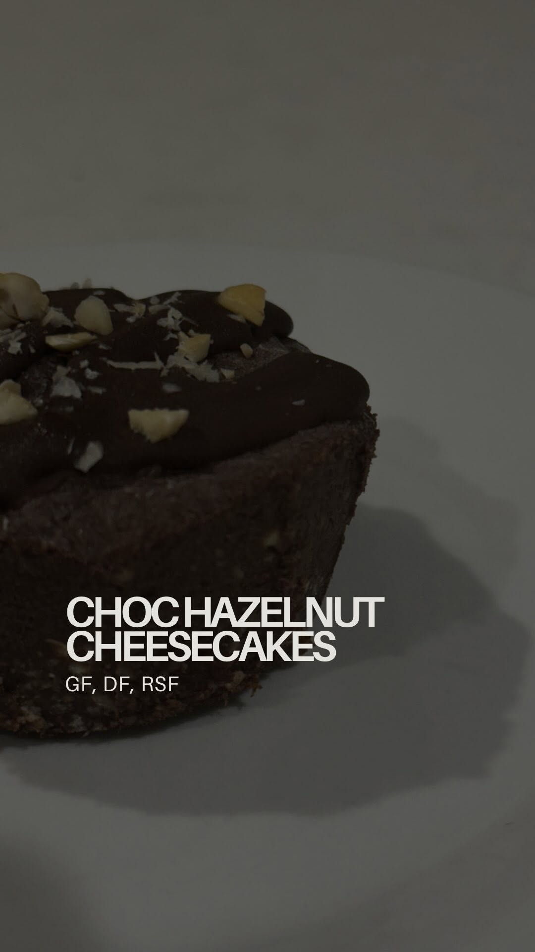 Mini Chocolate Hazelnut Cheesecakes