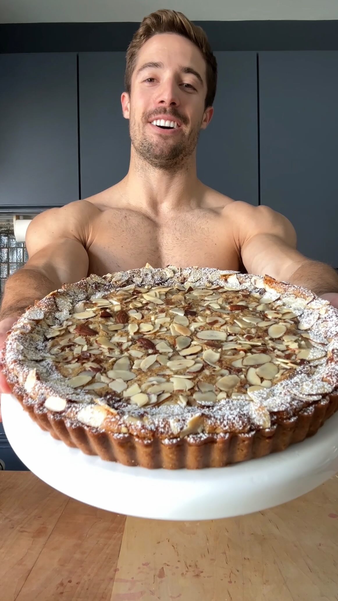 Fresh Cherry Frangipane Tart