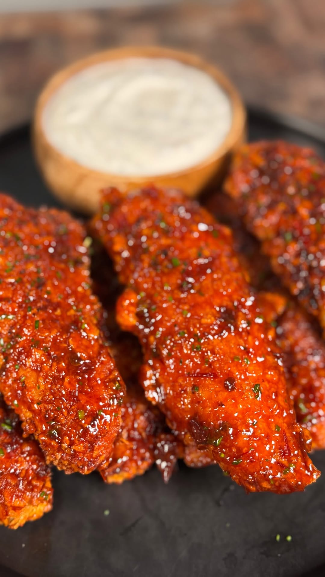 Air Fryer Crispy Honey Chipotle Chicken Tenders