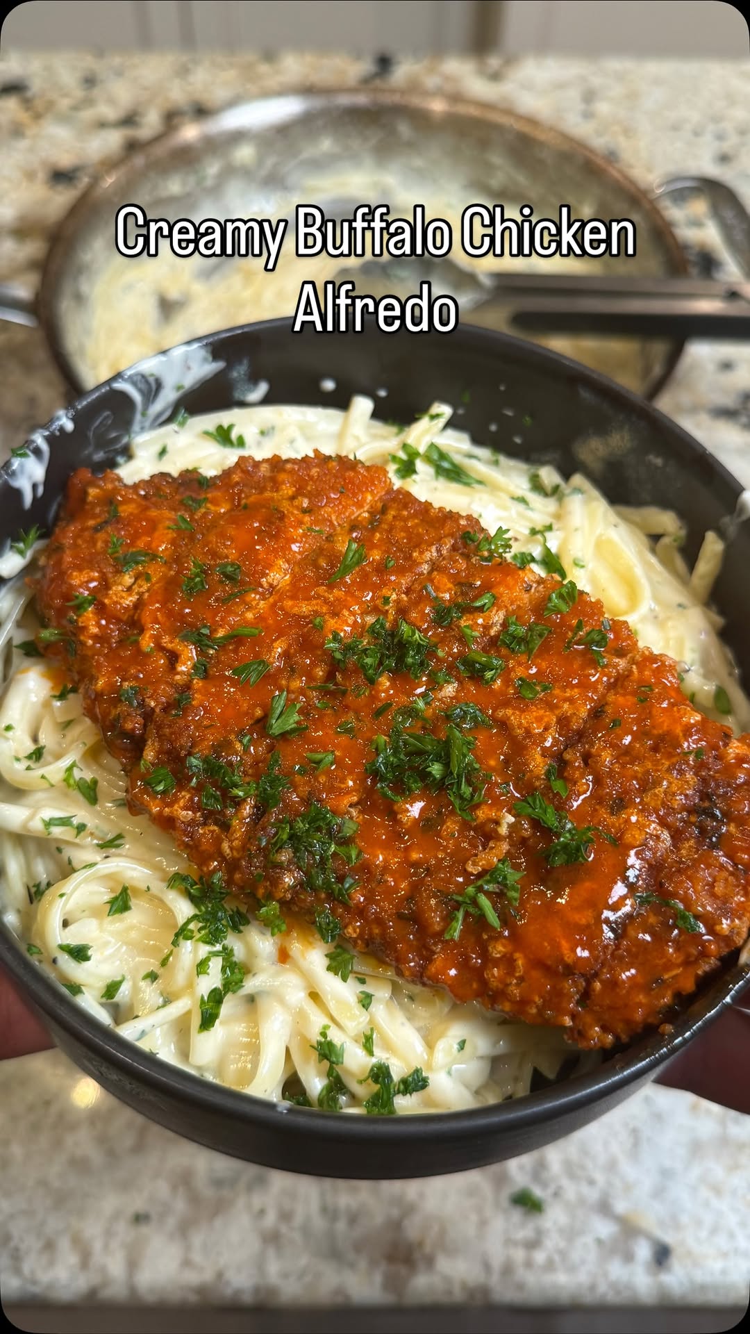 Creamy Buffalo Chicken Alfredo